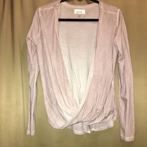 Red wash, Long Sleeve, Porridge Top